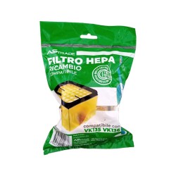 Filtro Hepa in fibra di vetro in busta per Folletto VK135-136