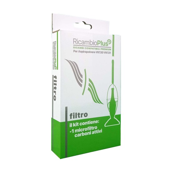 Filtro anti-odore ai carboni  Ricambio Plus + per VK130 VK131