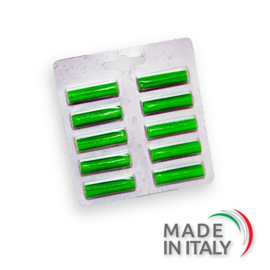 Profumatori sacchetto -Made in Italy 10 pezzi - verde per Folletto vk117 vk120 vk121 vk122 vk130 vk131