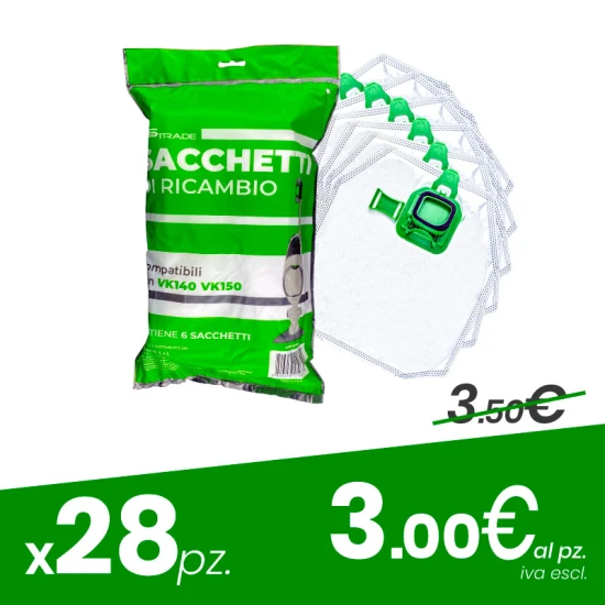 28 PACCHI SACCHETTI VK140-150 - OFFERTA 