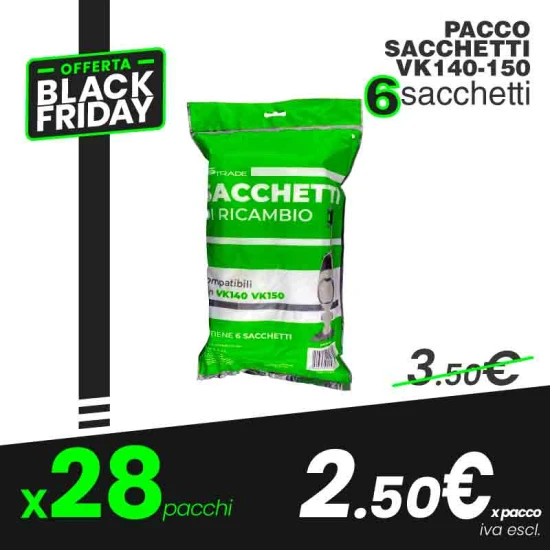 28 PACCHI SACCHETTI VK140-150 - OFFERTA BLACK FRIDAY