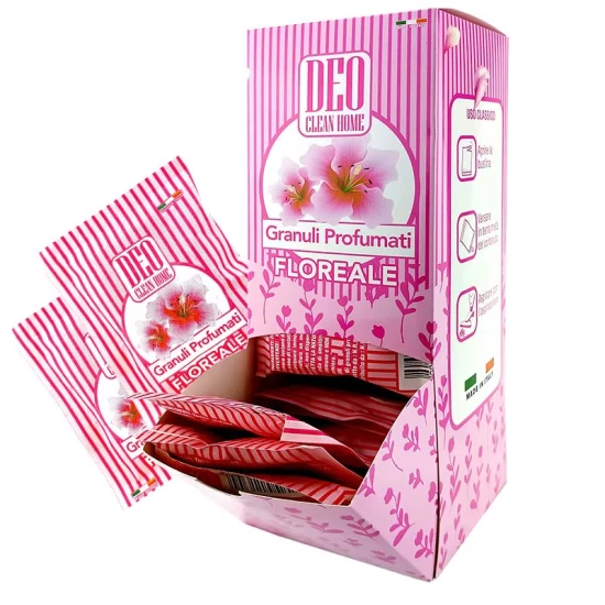 Granuli Profumati  Floreale espositore 25 bustine Linea DeoCleanHome