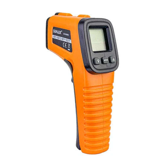 Termometro a Infrarossi Digitale Laser  -50°C ~> + 550°C, Display LCD