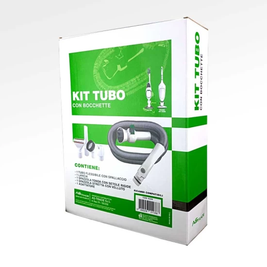 Kit tubo con Bocchette in Scatola per Folletto VK 150 VK200 Ricambi Compatibili Folletto
