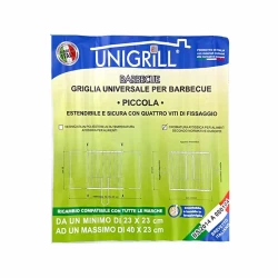Griglia Barbecue INOX - MISURA PICCOLA 23 X23 CM