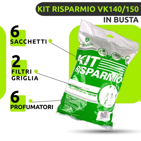 Kit Risparmio Folletto VK140-150  - 28 confezioni Ricambi In Blocco