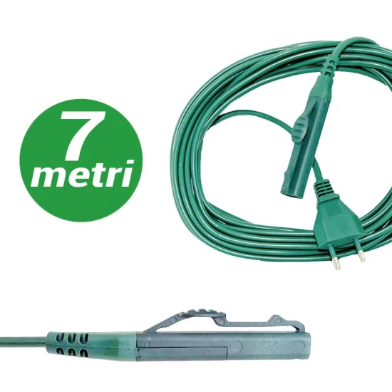 Cavo alimentazione metri 7 per Folletto VK140 Ricambi Compatibili Folletto