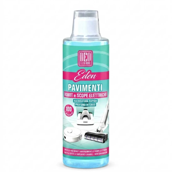 Deo Clean Home Eden Detergente Pavimenti per Robot e Scope Elettriche 500 ml