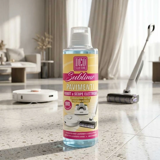 Deo Clean Home Sublime detergente pavimenti per robot lavapavimenti e scope elettriche 500 ml