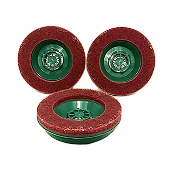 Spazzole pad - set 3 pezzi - per lucidatrice Folletto PL511 Ricambi PL511/512