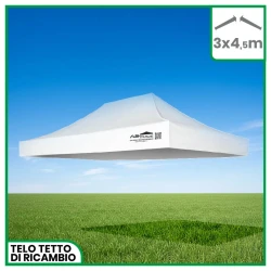 Telo Tetto di ricambio gazebo 3x4,5 m – Kinfe 300 g/m²