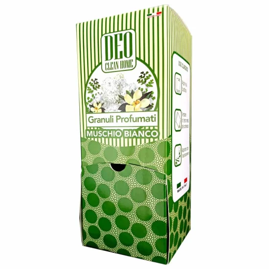 Granuli Profumati Muschio Bianco espositore 25 bustine Granuli Profumati