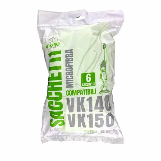 GloboRicambi -Sacchetti GreenBag Folletto VK140 VK150 compatibile