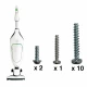 Kit Viti Completo per Folletto VK200 - 220s 13 viti Ricambi Compatibili Folletto
