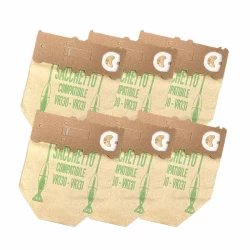 Sacchetti 6 pezzi per Folletto VK130 VK131 Linea Classica 2025