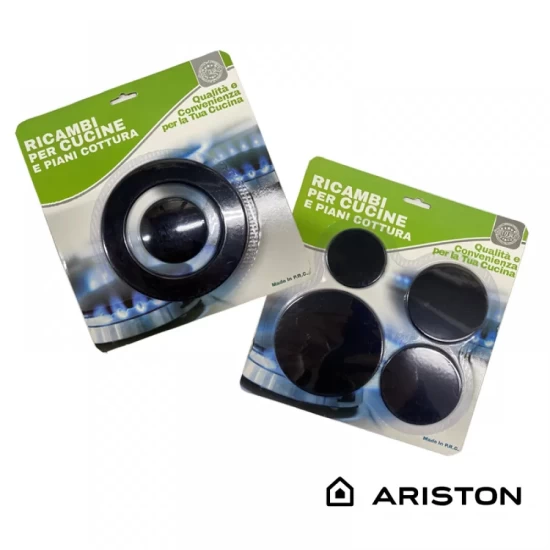 Coperchi serie 5 piattelli con tripla corona  per Ariston Ricambi cucine a gas