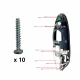Kit Viti Completo per Folletto VK200 - 220s 13 viti Ricambi Compatibili Folletto