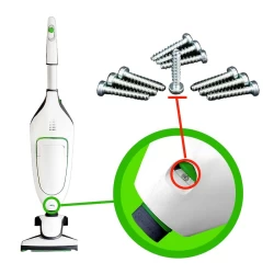 Viti fissaggio scocca sottotasto per Folletto VK200 VK220s - 10 pezzi 