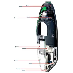 Viti assemblaggio interno Folletto VK200 VK220s - Kit 10 viti