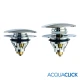 Tappo Click-Clack in Ottone per Lavabo e Bidet