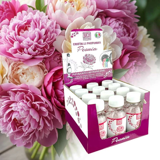 Peonia - Cristalli Profumati 100g box 12 pezzi