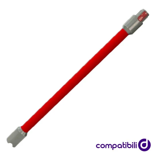 Tubo rigido Dyson V7, V8, V10, V11  ROSSO- Compatibile