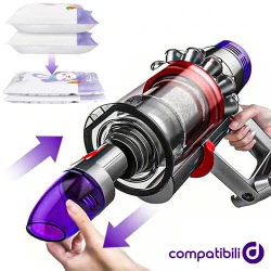Adattatore per Sacchetti Sottovuoto compatibile Dyson V7 V8 V10 V11 V15
