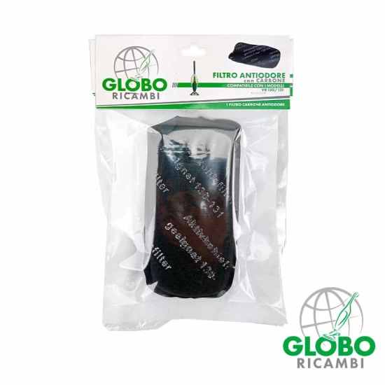GloboRicambi - Filtro carboni antiodore per Folletto  VK130 - 131 GR per VK130 131