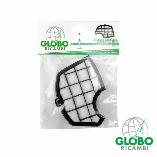 GloboRicambi - Filtro griglia protezione motore per Folletto  VK140 - 150 GR per VK150