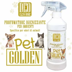 DeoClean HOME Pet GOLDEN - Profumatore Detergente- 450 ml