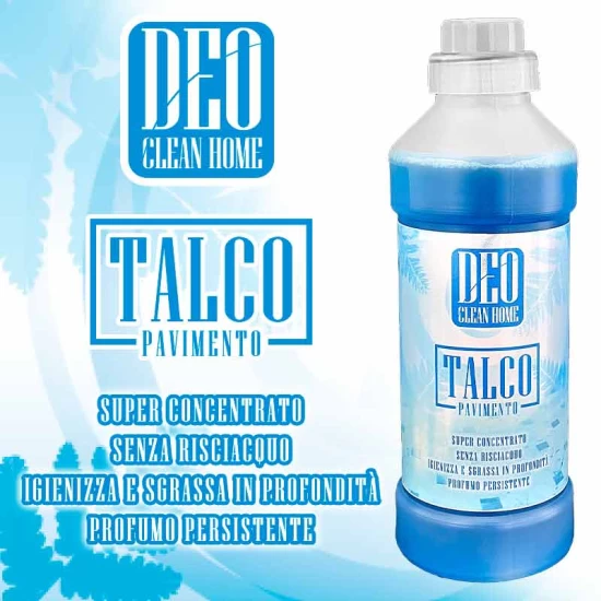 DeoClean HOME Talco - Detergente Pavimenti - 480 ml Linea DeoCleanHome