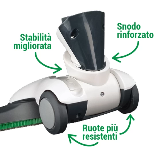 Spazzola Completa con Ecobox  Compatibile con Folletto VK150 RP+ per VK150