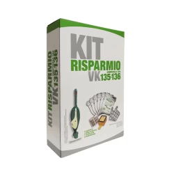 Kit risparmio sacchetti per Folletto VK135 VK136