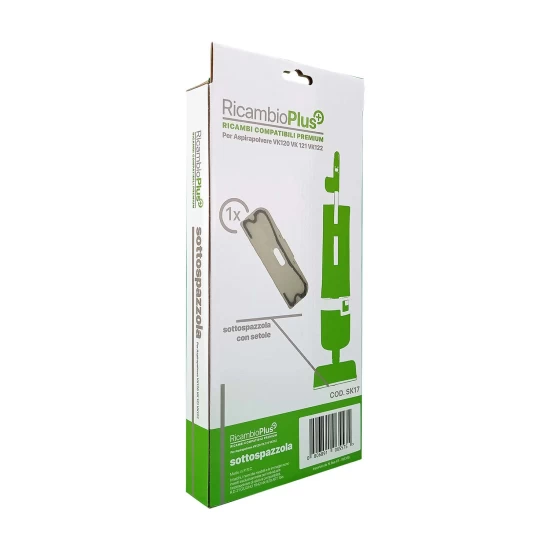 Sottospazzola Ricambio Plus+ per VK120 VK121 VK122 RP+ per VK120 121 122