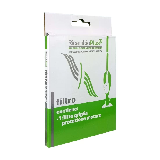 Filtro griglia Ricambio Plus+ per VK135 VK136 RP+ per VK135 136