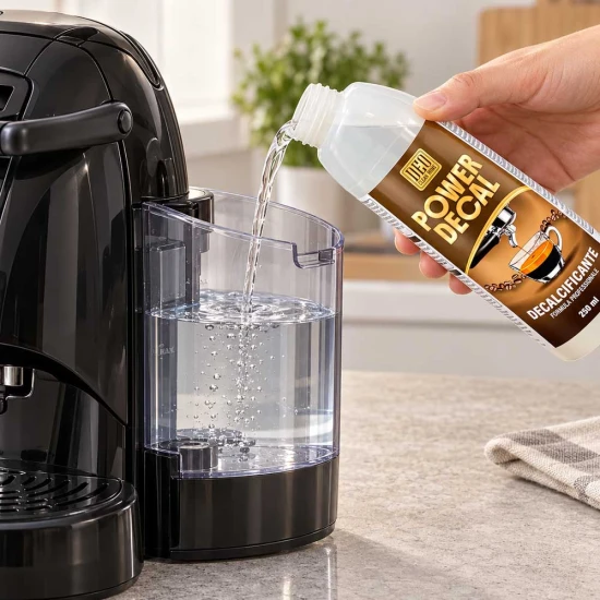 Power Decal Deo Clean Home decalcificante liquido per macchine da caffè, flacone da 250 ml