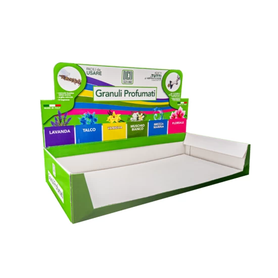 Granuli Profumati Box Espositore da Banco -  VUOTO Linea DeoCleanHome