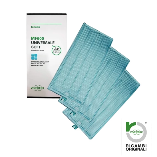 Set 3 Panni Soft per SP600 - Ricambio Originale - 58050 RIcambi Originali Pulilava