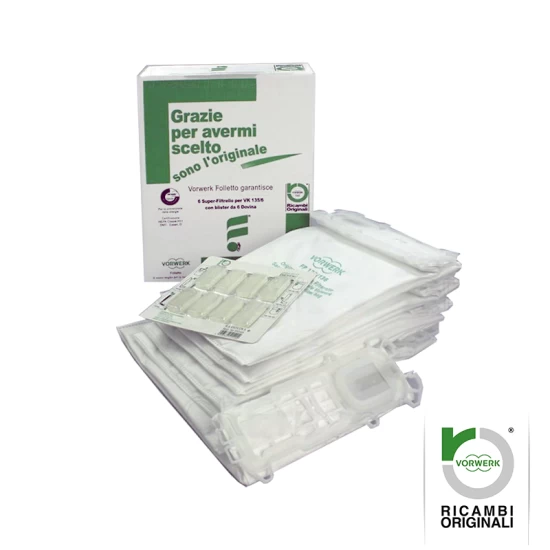 Super Filtrello con Dovina per VK135-136 -Originale FOLLETTO - 45031 Ricambi Originali VK135 - VK136